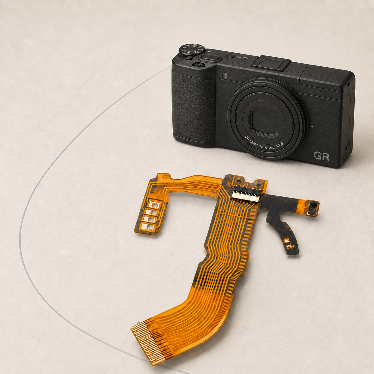 Ricoh GR & GR II Lens Flex Cable Repair